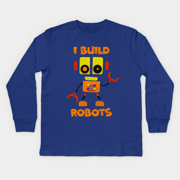 I Build Robots Lego shirt